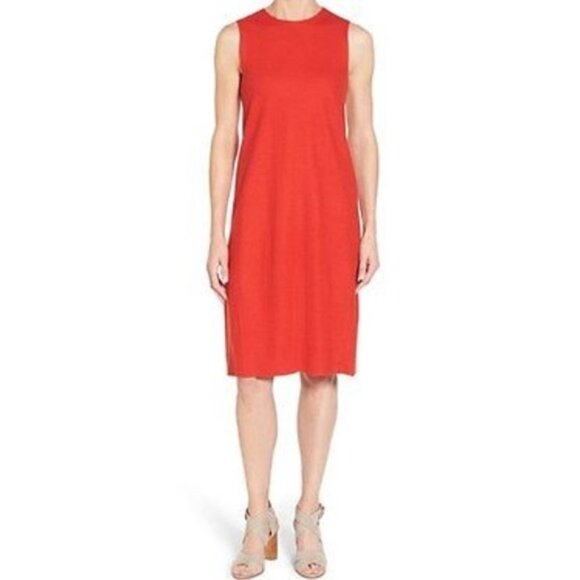 Eileen Fisher Poppy Boiled Wool Lantern Dress XS - Picture 13 of 13